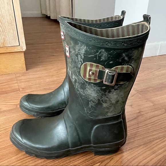 Festival Hunter Rain boots, Fleece socks, EUC! 7/8 - Picture 9 of 16